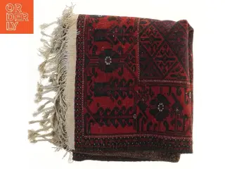 Orientalsk gulvtæppe med frynser (str. 170x92 cm)