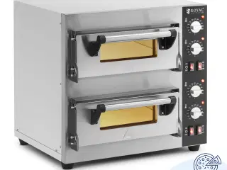 Pizzaovn – 1+1 x 35 cm – 2 ovnkamre – 4000 W