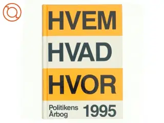 Hvem Hvad Hvor 1995 fra Politikens Forlag