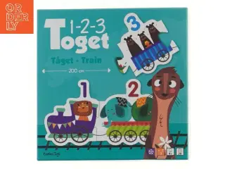 Puslespil - 1-2-3 Tog fra Barbo Toys (str. 21x21 cm)
