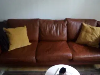 Lækker lædersofa