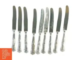Sæt af 10 vintage knive (str. 23 cm)