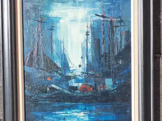 ROALD HANSEN ( 1938 - ) oliemaleri