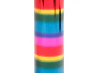 Dekorationsfolie, B: 15,5 cm, tykkelse 0,02 mm, regnbuefarver, 50cm/ 1 rl.