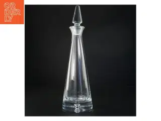 Glaskaraffel med spids prop (str. 36 cm)