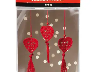 Mini DIY Kit Hækling, Hjerte, 1 pk.