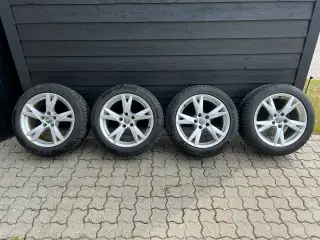 Vinterhjul, originale 17” Audi fælge