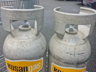 Gasflaske fyldt med gas 