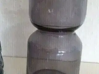 Vase glasvase blågrå  som ny