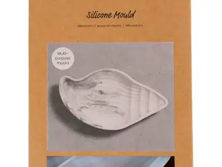 Silikoneform, Konkylie , H: 2 cm, L: 20 cm, B: 11 cm, 1 stk.
