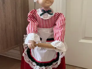 Flot gammel mekanisk bagerjomfru figur