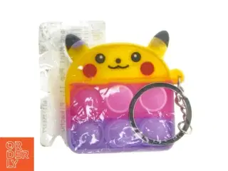 Pikachu pop it nøglering fra Pokémon (str. 5x5 cm)