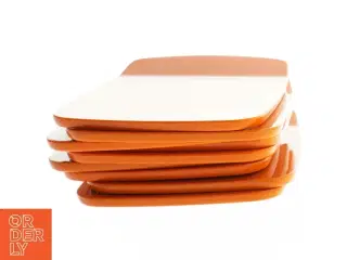 Orange smørrebrikker (str. 9 styk. 16 x. 12. cm) fra rsti