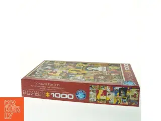 puslespil, 1000, med vintage reklame plakater (str. 48x68 cm)