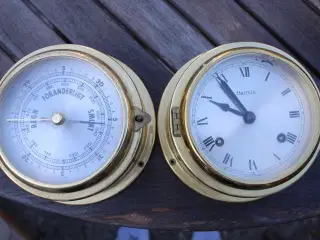 Skibsur og barometer