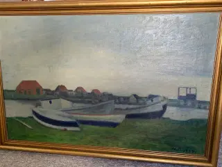 Niels Bjerre, maleri fra Thorsminde.