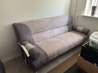 Grå sovesofa 