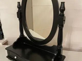 Bord-sminkespejl med skuffer 