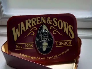 Warren and Sons metalæske