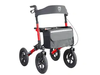 Lindebjerg Rollator - SPAR 1.500 - HF-200 - Metal Rød