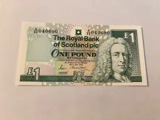 One Pound Scotland 1989