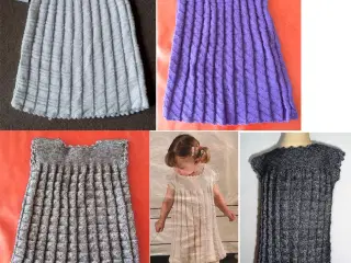 Nye håndstrikkede kjoler