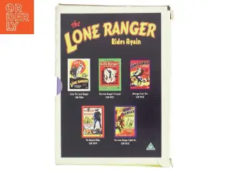 The Lone Ranger Rides Again med Clayton Moore (DVD)