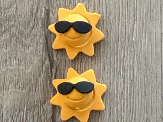 Viskelædere - sole med solbriller 