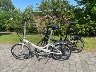 2 foldecykler til ferien