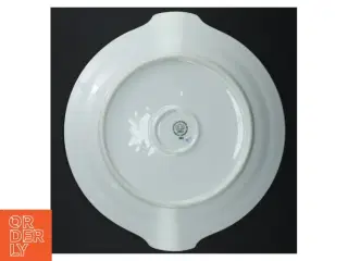 Blå og hvid dekorativ porcelænstallerken fra Bing og Grøndal (str. Ø 26. cm)