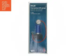 Raze fodpumpe med manometer fra Raze (str. 22 cm)