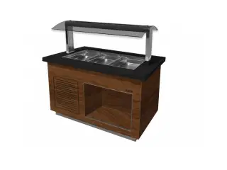 Salatbar 130 x 88 x 135 cm – Saro