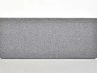 Abstracta softline 30 bordskærm i grå 160x65x3 cm., med beslag
