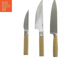 Knivsæt med tre knive (str. 32 cm)