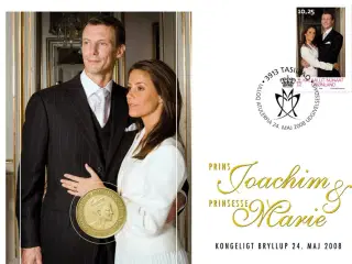 Bryllupsmøntbrev  Prins Joachim & Prinsesse Marie