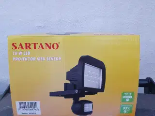 Sartano 10w led projektør med sensor 