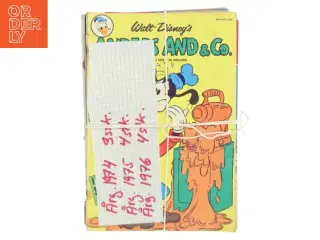 Stak af gamle tegneserier og hæfter, Anders And, 1974, 75, 76