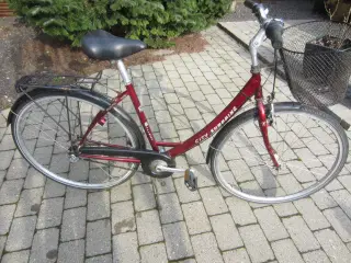 dame cykel city shopping