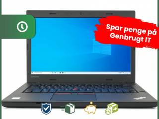 14" Lenovo ThinkPad T460p - Intel i5 6440HQ 2,6GHz 240GB SSD 8GB Win10 Pro - GeForce 940MX - Grade C - bærbar computer