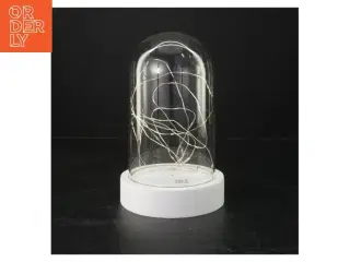 Glaskuppellampe med LED-lys fra Sirius (str. 20 cm)