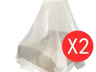 Myggenet 2 stk. rundt 56 x 325 x 230 cm