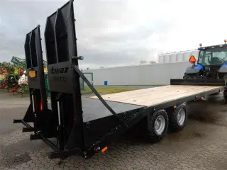 Tinaz 12 tons maskintrailer - halmvogn
