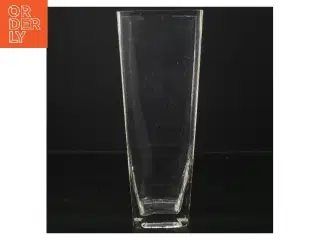 Rektangulær glasvase (str. 23,5 cm)