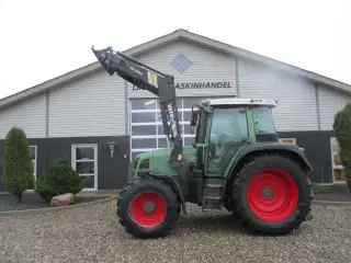 Fendt 410 Vario med frontlæsser.