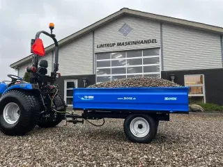 Solis TS1500 tipvogn med bagtip, aftagelige sider og fine brede dæk.
