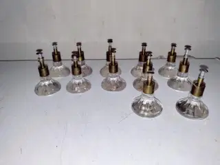 12 fede klare runde glas greb prisen er pr stk