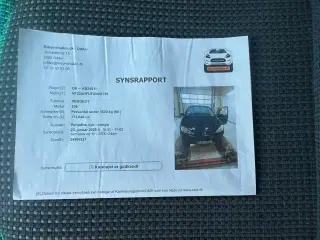 Peugeot 206 1,6 benzin 110 hk.