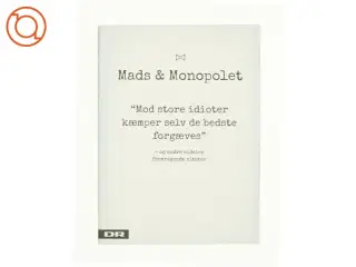 Mads & Monopolet - mod store idioter kæmper selv de bedste forgæves af Mads Steffensen (Bog)