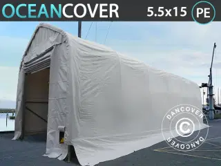 Telthal Lagertelt Oceancover 5,5x15x4,1x5,3m, PE,