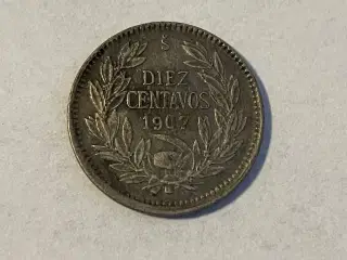 10 Centavos 1907 Chile